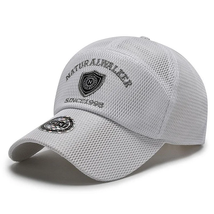 Baseball Cap For Men 2023 Quick Drying Mesh Sun Protection Summer Outdoor Casual Breathable Embroidery Hat Trucker Gorro Hombre