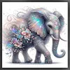 Flower Elephant-11CT Stamped Cross Stitch 45*45cm tapestrymarket