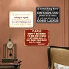 4PCS Interesting Quote - Vintage Metal Signs Set - 20*30cm/30*40cm - Warning