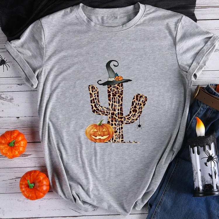 Cactus pumpkin T-Shirt Tee-08349-Annaletters