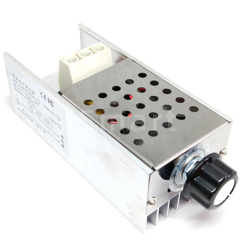 AC220V 10000W SCR Electronic Voltage Regulator Speed Controller Digital Display For Dimming Speed Thermostat Power supply module