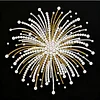 Fireworks DIY Pearl Diamond Art Kit for Adults Home Decor 25x25cm With Frame
