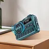 Portable FM Radio with LED Display Digital Radio Recorder BT 5.4 Radio Speaker