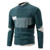 Men's Fashionable Striped Knitted Sweater by Inlyline