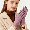 Gants&nbsp;chauds et coupe-vent avec fonction &eacute;cran tactile et prise antid&eacute;rapante