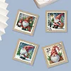 6Pcs Diamond Painting Gnome Greeting Cards Christmas Cards