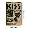 KISS - Panneaux en &eacute;tain m&eacute;tallique(20*30cm/30*40cm) - Musique