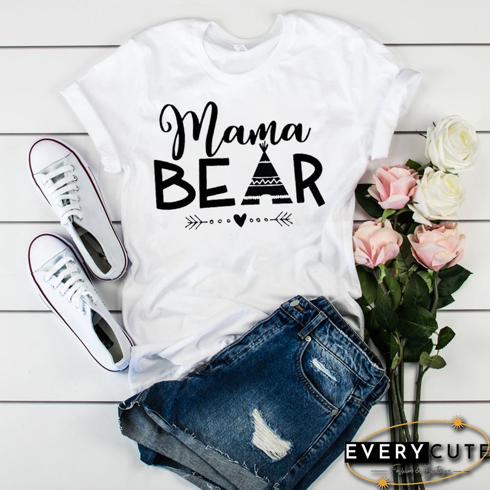 Women Mama Mom Dinosaur Print Mother Clothing Tees Tops Graphic Female Ladies Womens Lady T-Shirt Tumblr T Shirt T-Shirts
