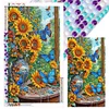 Diamond Painting -DIY Full Round Drill Sunflower Butterfly(70*40 CM)
