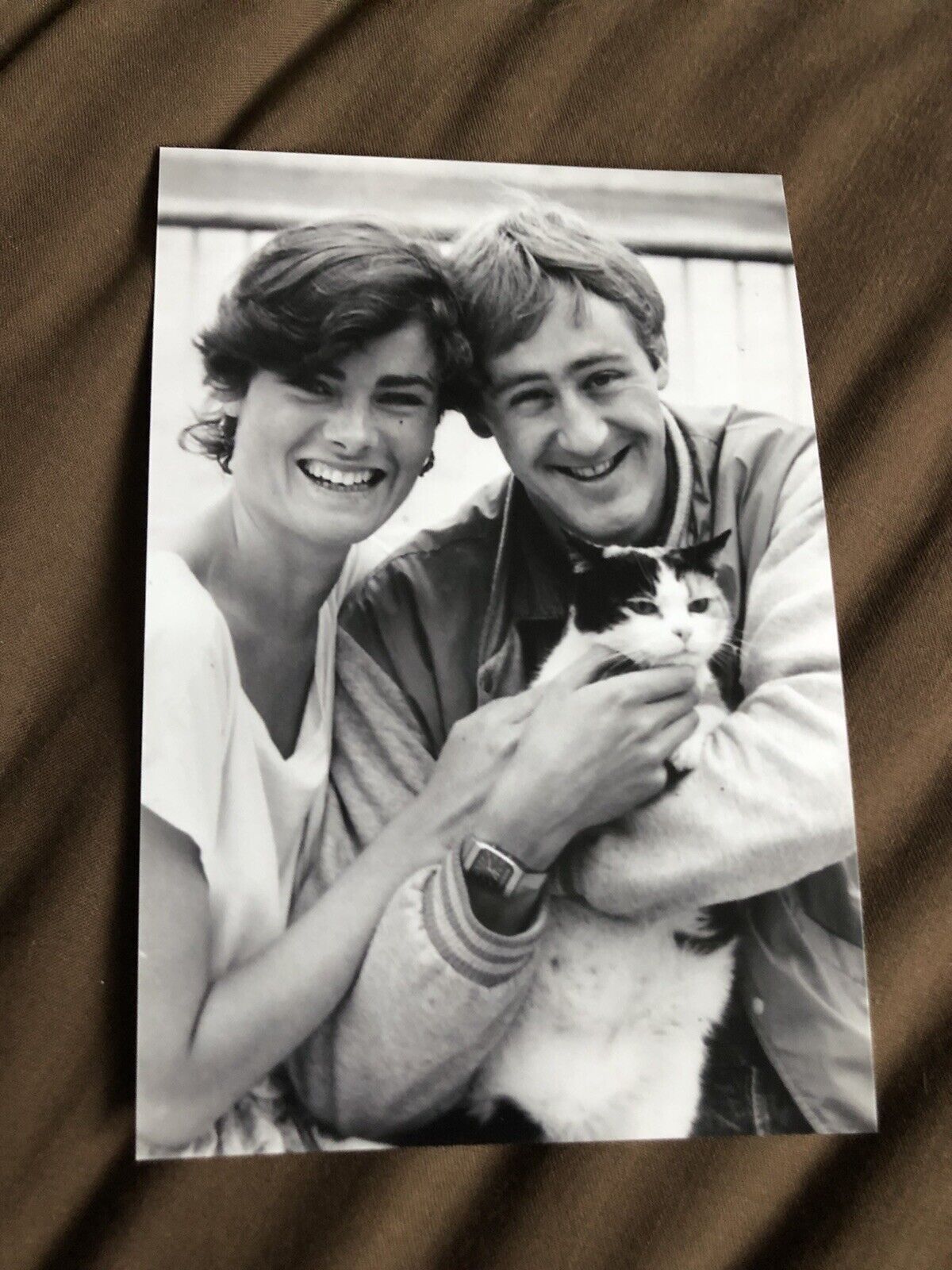 NICHOLAS LYNDHURST & JANET DIBLEY (THE TWO OF US) UNSIGNED Photo Poster painting 6x4”