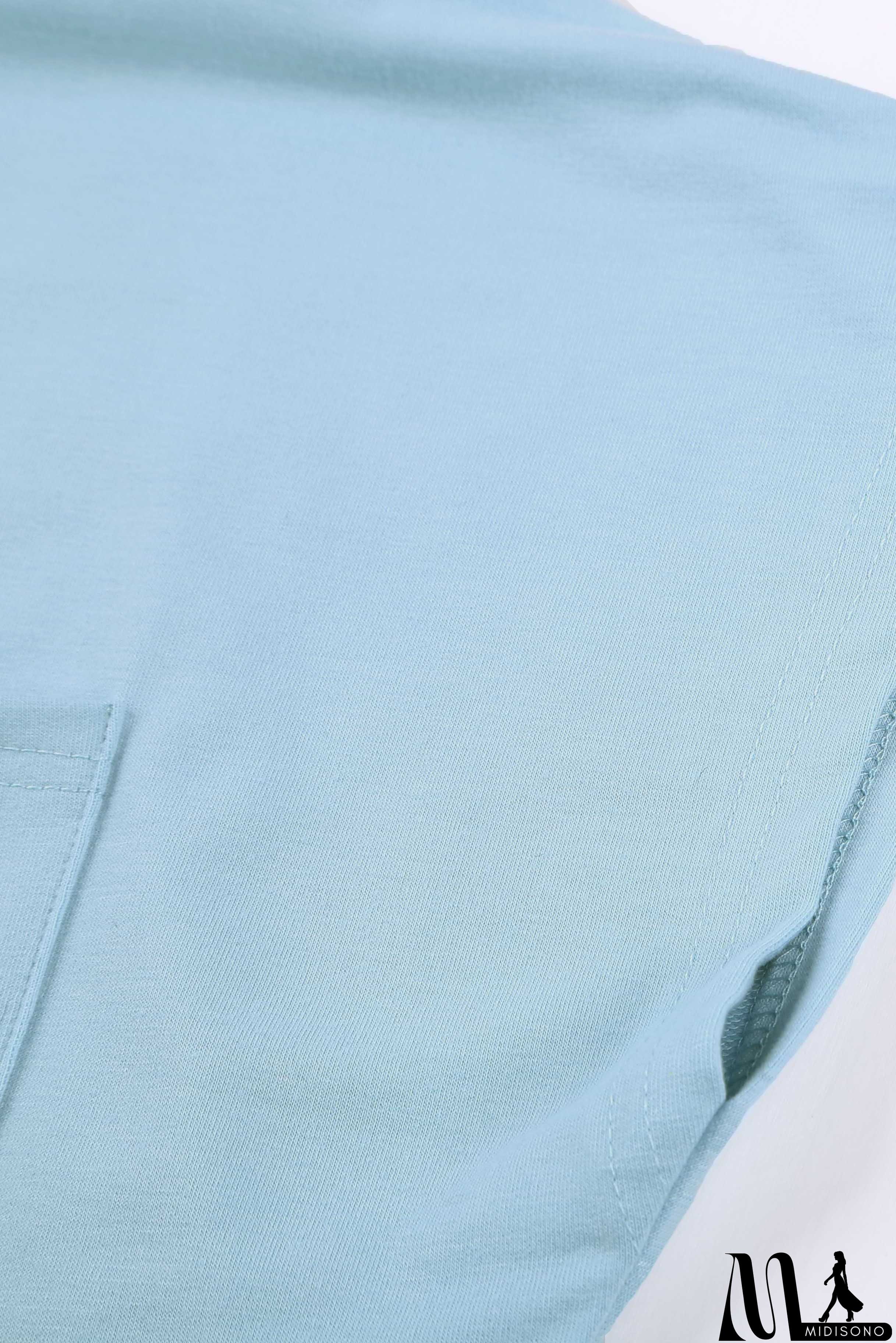 MidiSono - Pocketed Tee with Side Slits