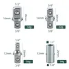Slim Offset Impact Extension Wrench 15.4in with 4 Drive Adapters