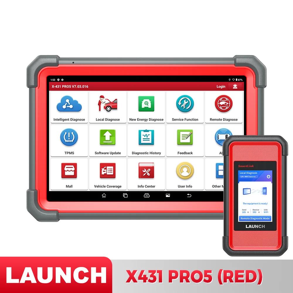 LAUNCH X431 PRO5 Global version J2534 Programming OBD2 Scanner