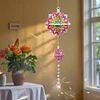 3D Mandala DIY Crystal Prism Teardrop Pendant Hanging Diamond Painting Suncatcher Kit