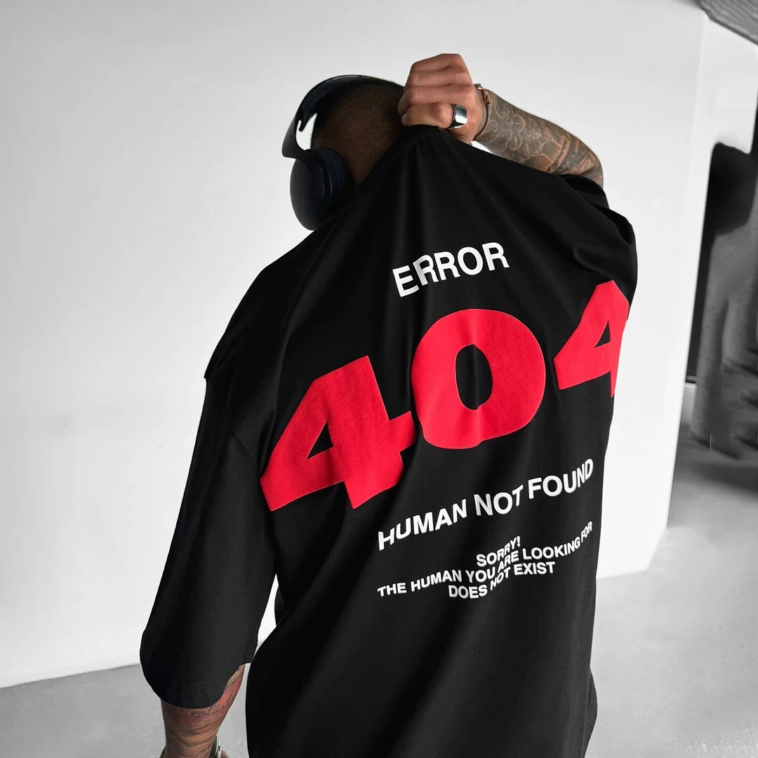 Unisex Casual 404 T-shirt