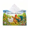 DIY Diamond Painting Creative Design Leather Handmade Tissue Holder Rhinestones Decorative Tissue Box Craft Kits