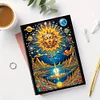 (US Local)Special Shaped Holy Sun 50 Pages Diamond Painting Notebook for Beginners