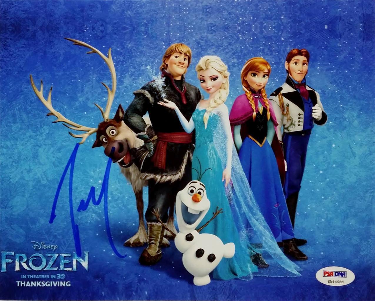 Josh Gad Olaf Signed Disney Frozen 8x10 Photo Poster painting ITP PSA Pic Proof K