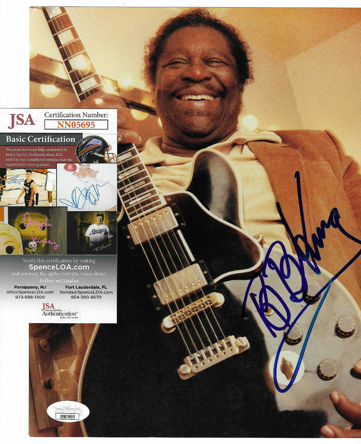 B.B. King Authentic Signed 8x10 Photo Poster painting Autographed, Blues Legend, JSA COA