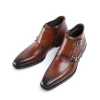 Luxury Mens Monk Strap Dress Boots