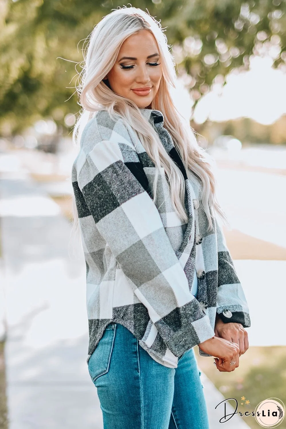 Checkered Long Sleeve Shirt