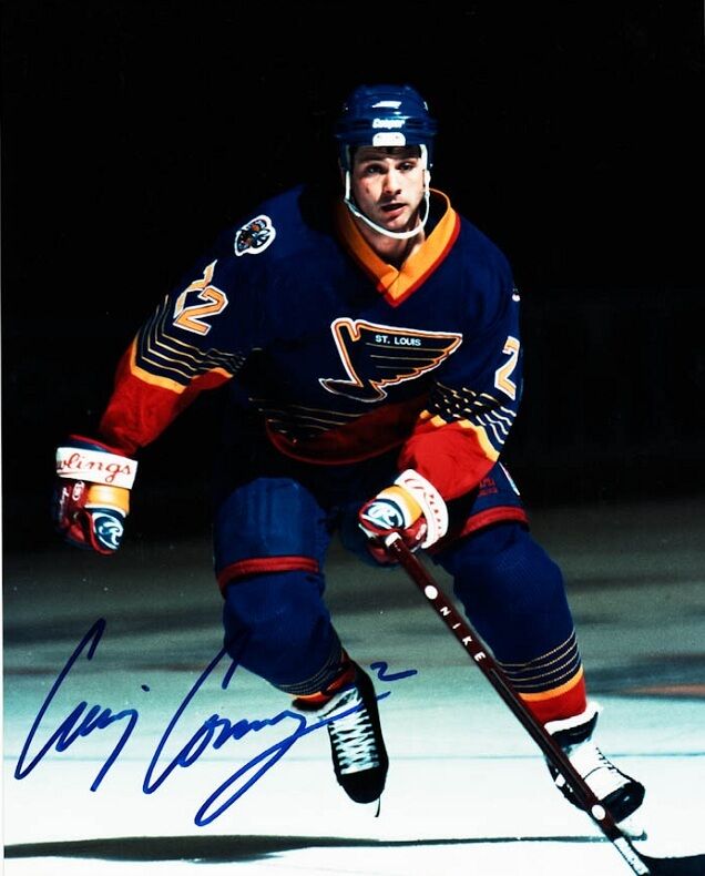 Canadian Hockey Player CRAIG CONROY In-person Signed Photo Poster painting