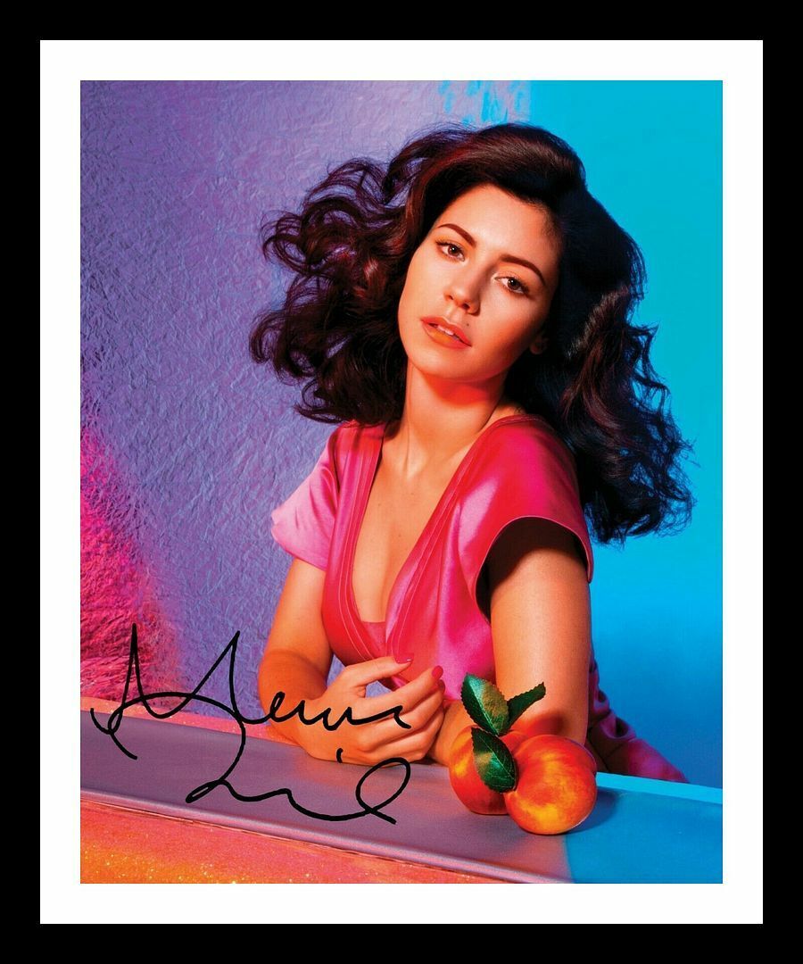 Marina And The Diamonds Autograph Signed & Framed Photo Poster painting 2