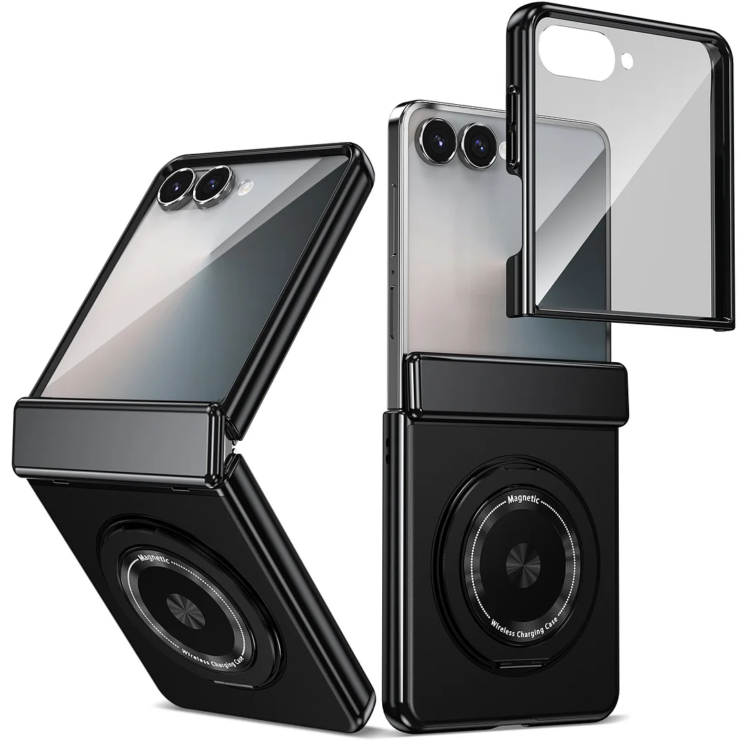 Suitable For Galaxy Zfold7/6 Magnetic Rotating Bracket Mobile Phone Case   