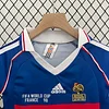 1998 Retro Kids France Home Football Shirt 1:1 Thai Quality