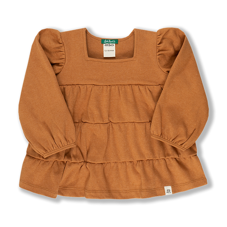Rust Peasant Blouse