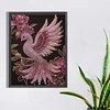 Pearl Pink Phoenix-Special Shaped Diamond Painting