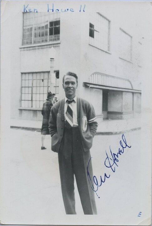 Rare KEN HOWELL In-person Signed Snapshot - 1941