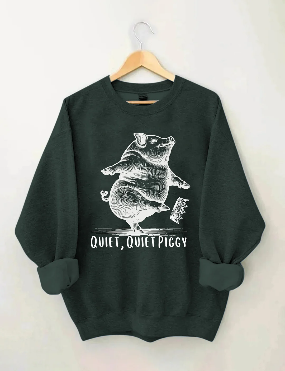 Quiet Quiet Piggy Sweatshirt