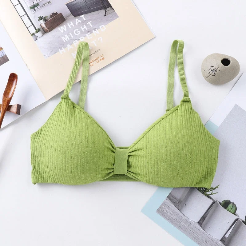 Sexy Women Bra Lingerie Push Up Bra Cotton Elastic Bra Women Fashion Ins Bra Sports Watch Underwear