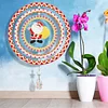 DIY Diamond Painting Double-sided Rotatable Santa Hanging Wind Chime Suncatcher Hanging Kit