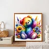 Diamond Painting-DIY Full Round Drill Cute Color Bear