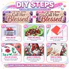 Orange Butterfly Blessing Diamond Painting Kits for Adults Beginners 30x40cm