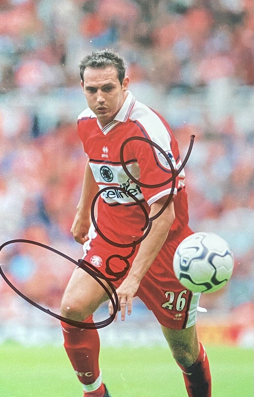 Noel Whelan Genuine Hand Signed Middlesbrough 6X4 Photo Poster painting