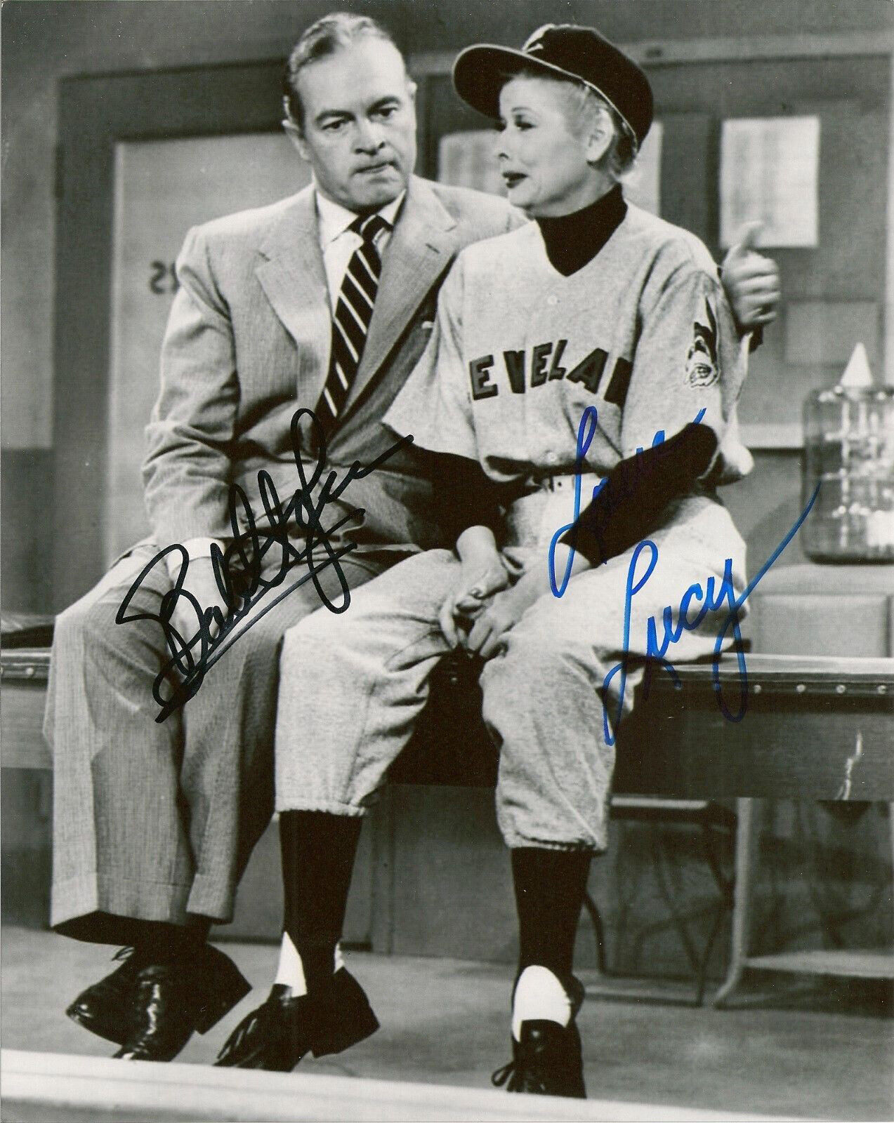 Lucy & Bob Hope Autographed Signed Photo Poster painting REPRINT