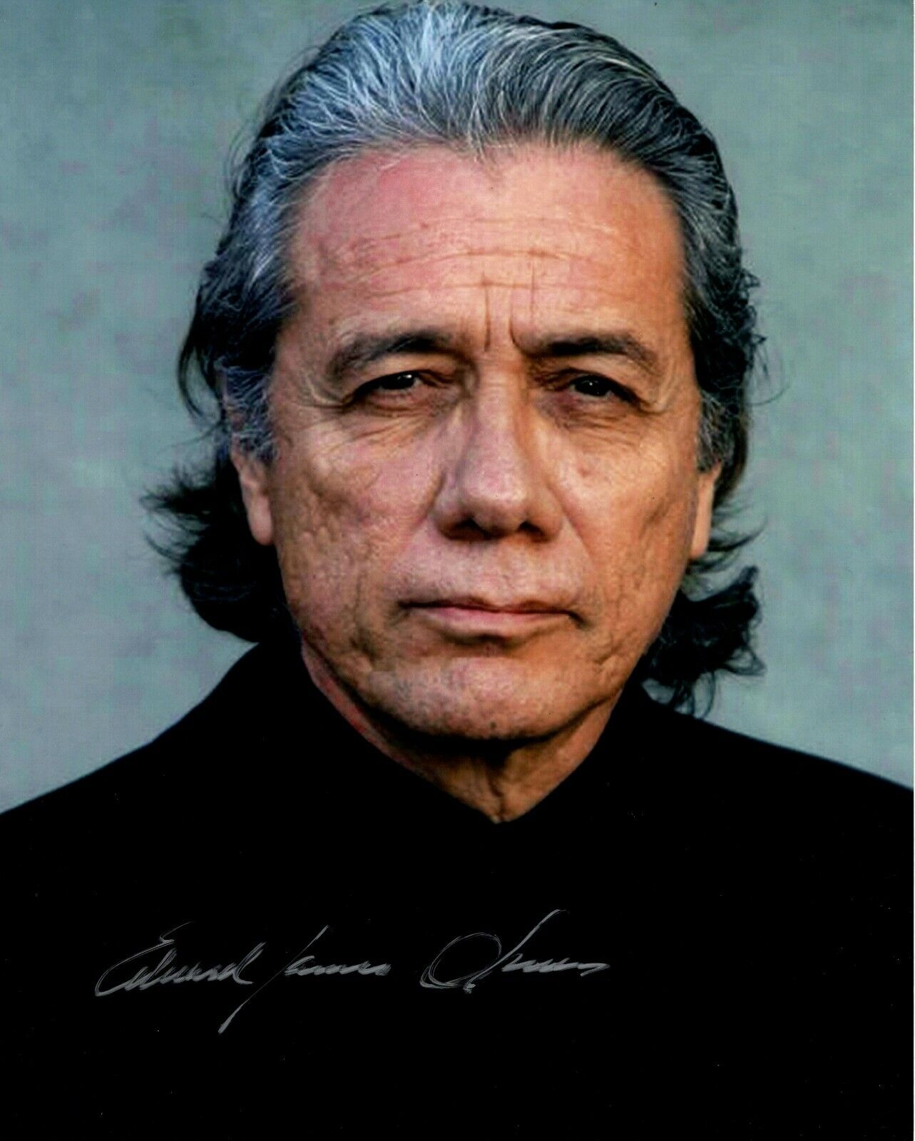 AUTOGRAPHED 8X10 SIGNED BY EDWARD JAMES OLMOS STARRED IN MIAMI VICE UACC COA