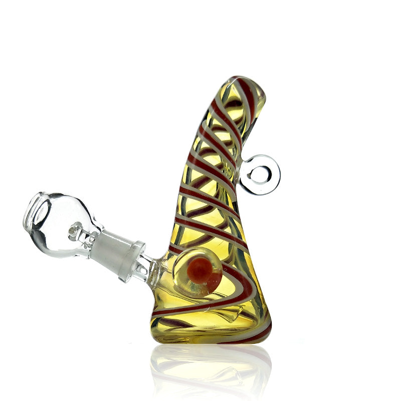 Mini Durbine Style Hookah Glass Smoking Water Pipe with Accents