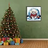 Diamond Painting -DIY Round Drill White Dog(40x40cm)