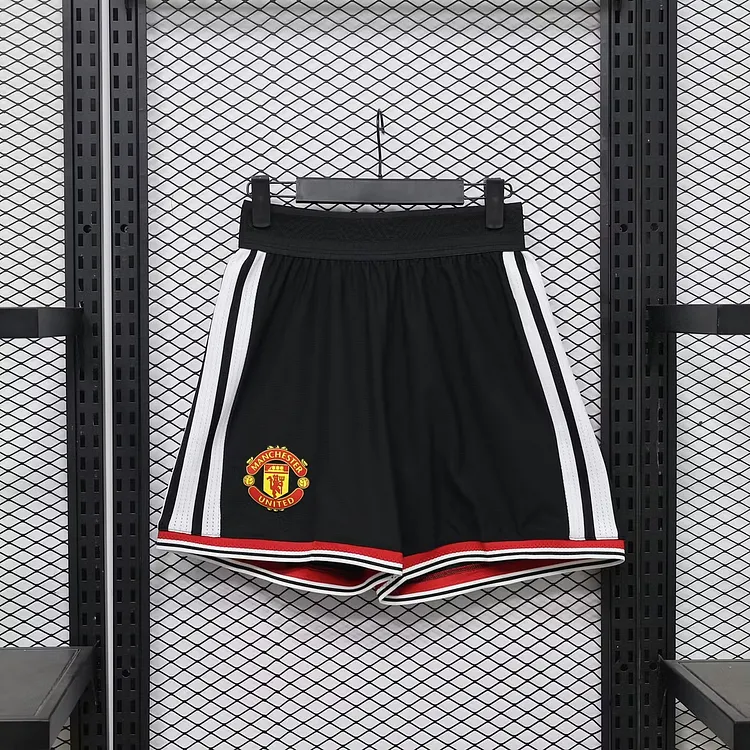 Manchester United 26/27 Home Shorts - Black