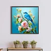 Blumen und Vogel - runder Bohrer Diamantmalerei - 40*60cm