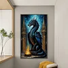 Dragon In The Castle-11CT Stamped Cross Stitch 40*65cm/15.75*25.59in(Big Size)