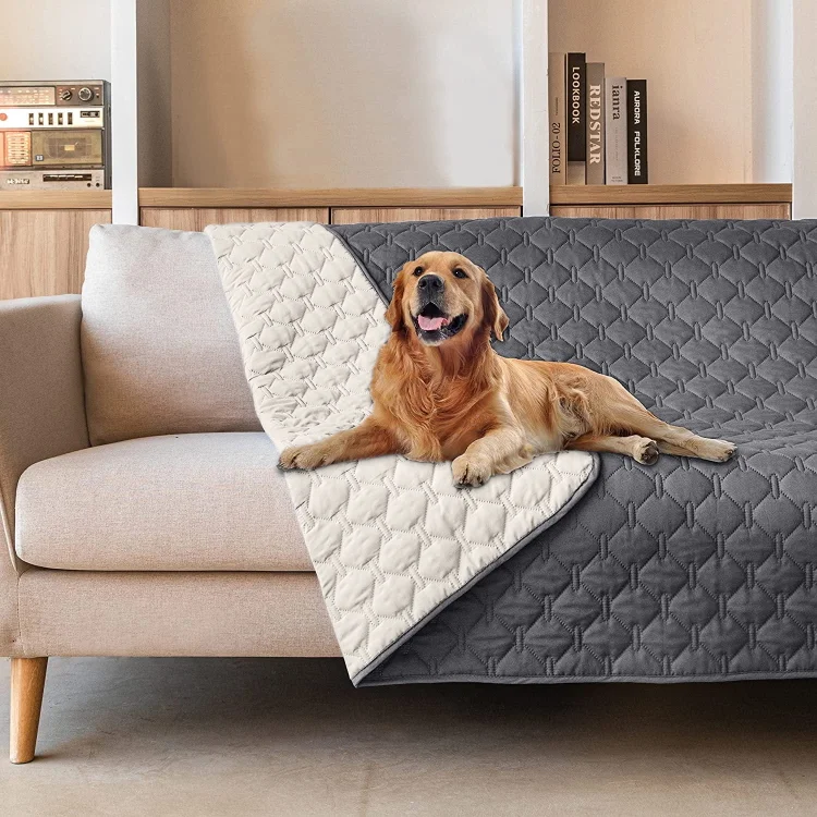 Sanmadrola Sofa Cover Slipcover Waterproof & Reversible Dog Bed Cover Pet Blanket Sofa, Couch Cover Mattress Protector Furniture Protector for Dog, Pet, Cat