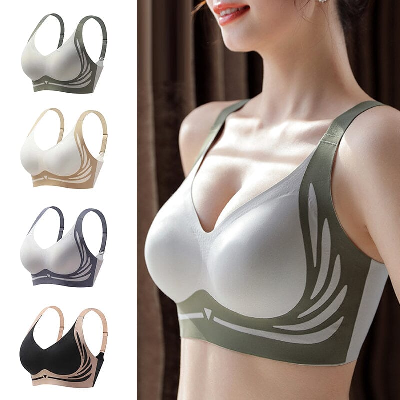 Super Gather Bra | Wireless Push-up Bra👍No More Sagging Breasts