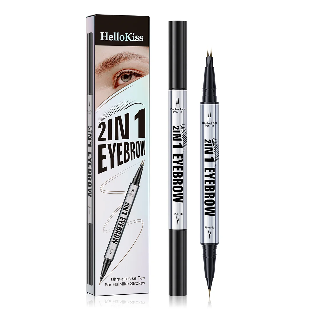 🔥Hot Sale 49% Off🔥 Bifurcated, double-ended, 2-in-1 eyebrow pencil