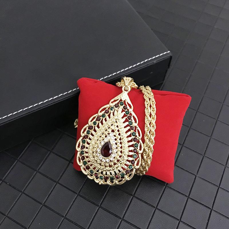 Vintage Pendant Thick Chain Water Drop Necklace | Oxredo Shop Ramadan Sale