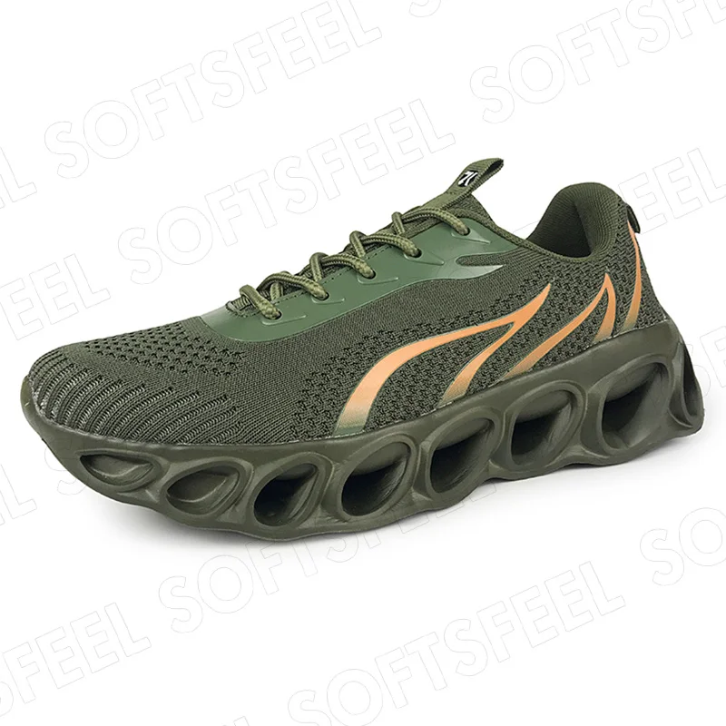Softsfeel Women's Relieve Foot Pain Perfect Walking Shoes - Army Green